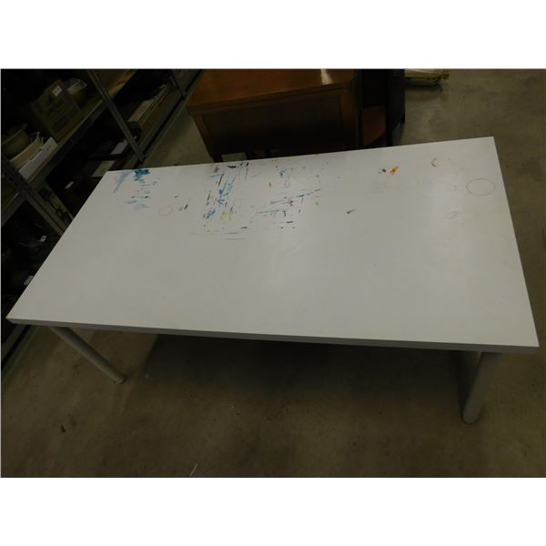 WhiteCrafting Drafting Table Art Desk Adjustable Height