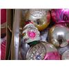 Image 4 : Lot of 22 Vintage Blown Glass Christmas Tree Ornaments Balls Mostly Pinks