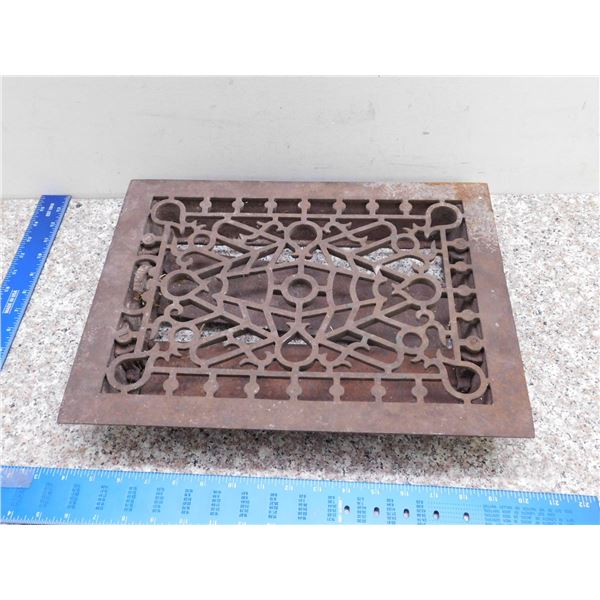Antique Victorian Floor Grate Cast Iron Vent Cover