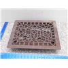 Image 1 : Antique Victorian Floor Grate Cast Iron Vent Cover