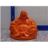 Image 2 : Orange Buddha Statue Smiling Laughing Neon Highlighter