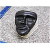 Image 1 : Soapstone Face Carving Signed Black Cloud 1995 With Base