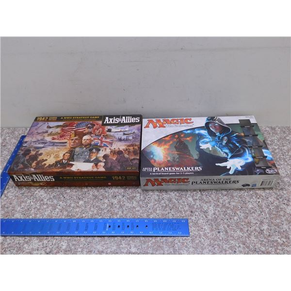 Lot of 2 Boardgames MTG Planeswalkers Tactical Game and Axis Allies 1942 2nd Edition