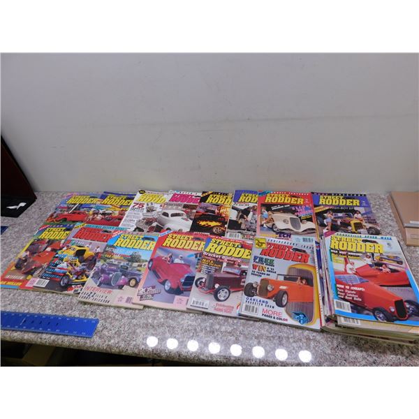 Lot of 24 Street Rodder Magazines Early 90s Hot Rod Cars