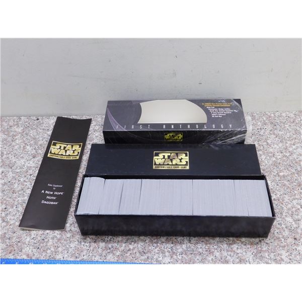 Box of Star Wars CCG Cards approx 1,000