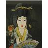 Image 2 : Framed Geisha Textured Oil Artist Signed 1964  Artwork