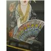 Image 3 : Framed Geisha Textured Oil Artist Signed 1964  Artwork
