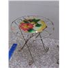 Image 2 : Small Bistro Tables Plant Stands Hummingbirds and Butterfly 10" Tall