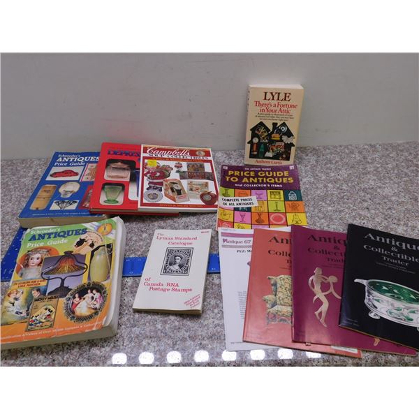 Lot of Vintage" Antique Price Guides" 70s 80s 90s