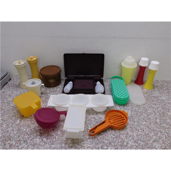 Vintage Lot of 80s Tupperware Kitchenware Storage Containers Sauce Containers Cooking Lunch Etc