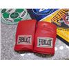 Image 2 : Sports Lot 6pc Everlast Boxing Mitts Baseball Pennants and Celtic Football Banner