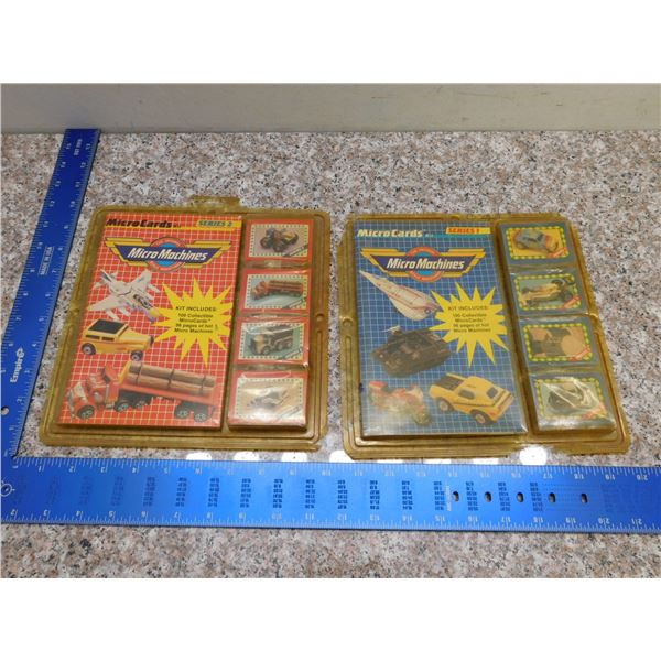 Micromachines Collector Cards With Book Still Packaged 1989 Collector ...