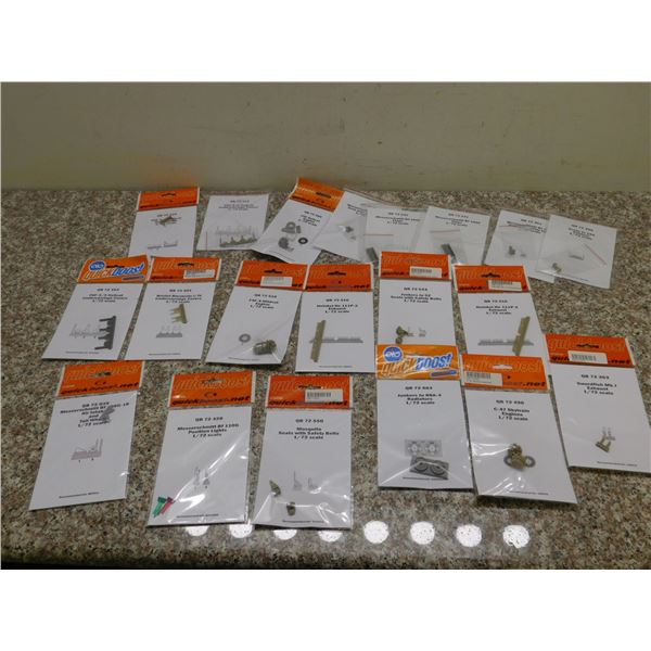 Lot of 20 Model Kit Accessories Parts Upgrades Etc 172 Scale Quickboost