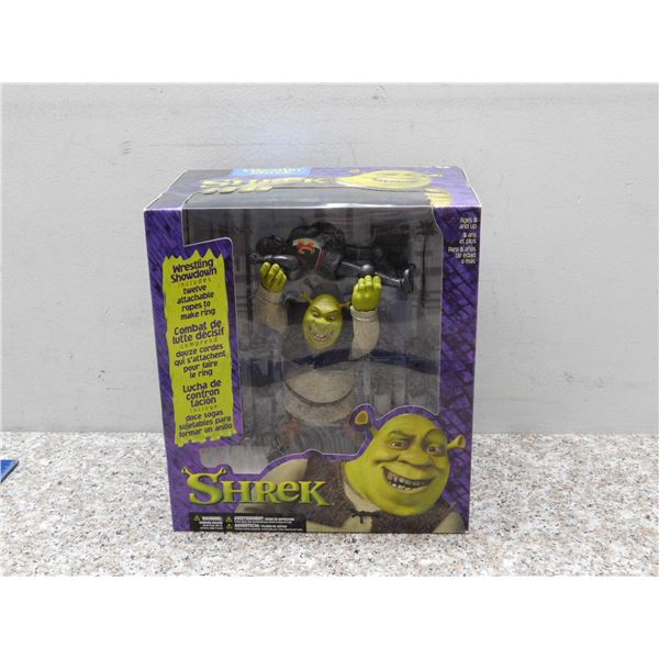 Figurine Shrek Wrestlin’ – McFarlane Toys 2001, Incomplète, Sans Boîte, Vintage