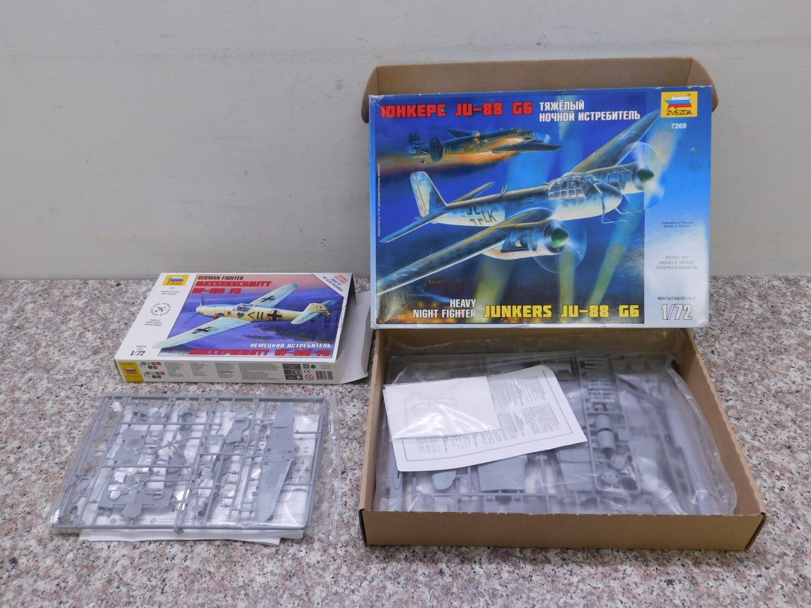 Maquette Zvezda Junkers Ju-88 A-5/A-17 Au 1/72 - Kit Neuf - Réf 7284