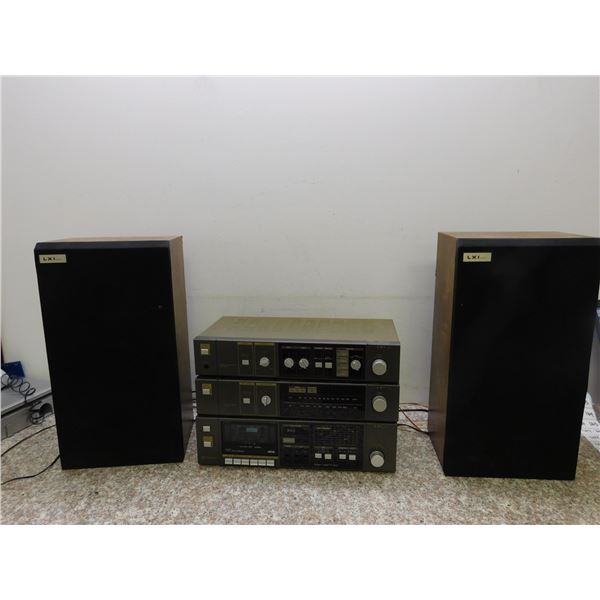 Vintage Sears LXI Series Component Stereo Model 29060 + Speakers Amp