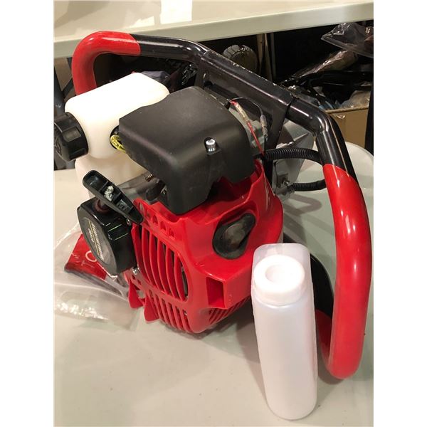 Gasoline driller for ice fishing