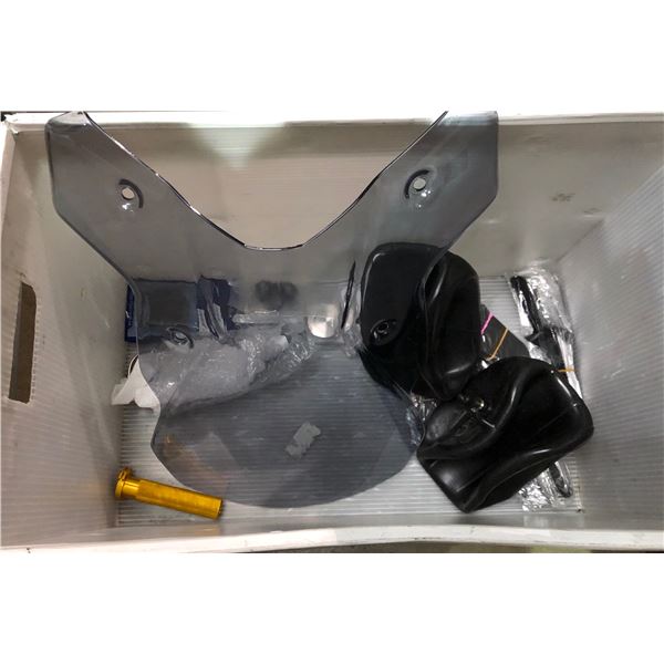 Box lot of misc. air soft parts