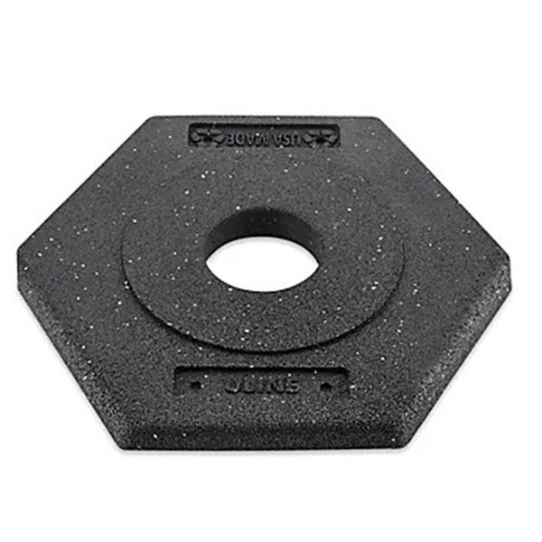 NEW 5 Uline Delineator post hexagonal base boxes - model H-5491 (5 are bnib & 1 without box)