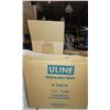 Image 3 : Group of Uline items - Resealable bags (S-14476) / wheel chocks / 15' chain for wheel chocks (H-546)
