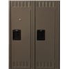 Image 2 : Uline Industrial Lockers - Double Tier, 3 Wide, Assembled (approx. 12in x 36in x 78in H)