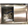 Image 1 : Happybuy - stainless steel drop-in ice chest w/ sliding cover - (approx 18" x 27" 21")