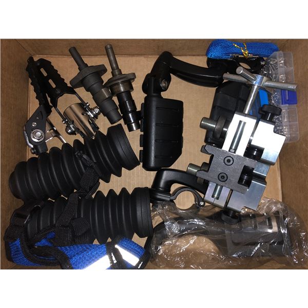 Box lot of misc. bicycle parts