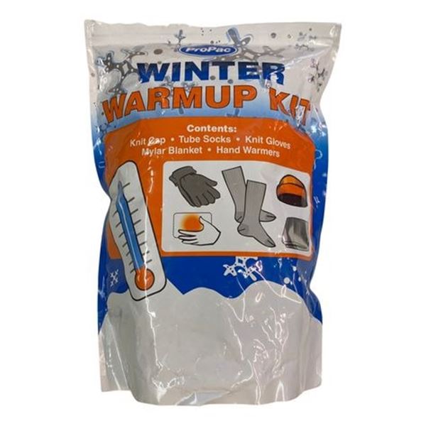Box lot of propac winter warmup kits - approx 24pcs