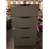 Image 1 : 4 Drawer steel filing cabinet