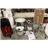 Image 1 : Large group of commercial / restaurant supplies - includes 2 multi-functional cutting machines / com
