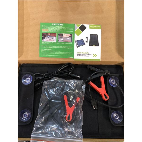 Group of 4 echo-worthy solar trickle chargers