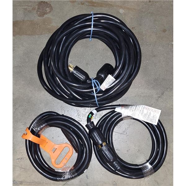 Group of 4 Brand NEW high tension electrical cords