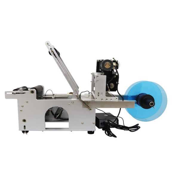 Semi-automatic round bottle labeling machine - model MT-50