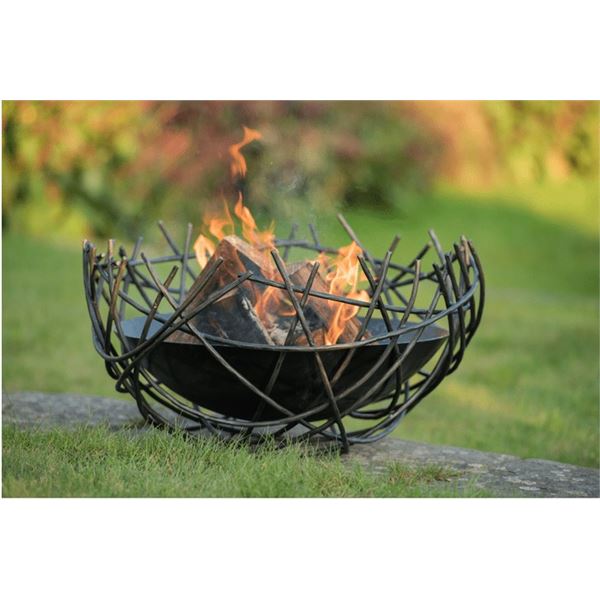 Group of 2 metal fire pits