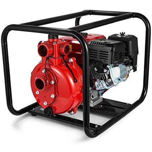 Happy buy gas powered semi trash water transfer pump (2" 7.5 horsepower) - 210CCO HV engine