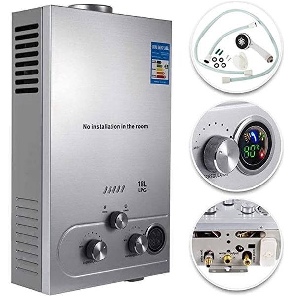 Group of 3 Gas Water Heaters - includes one 16 Litre