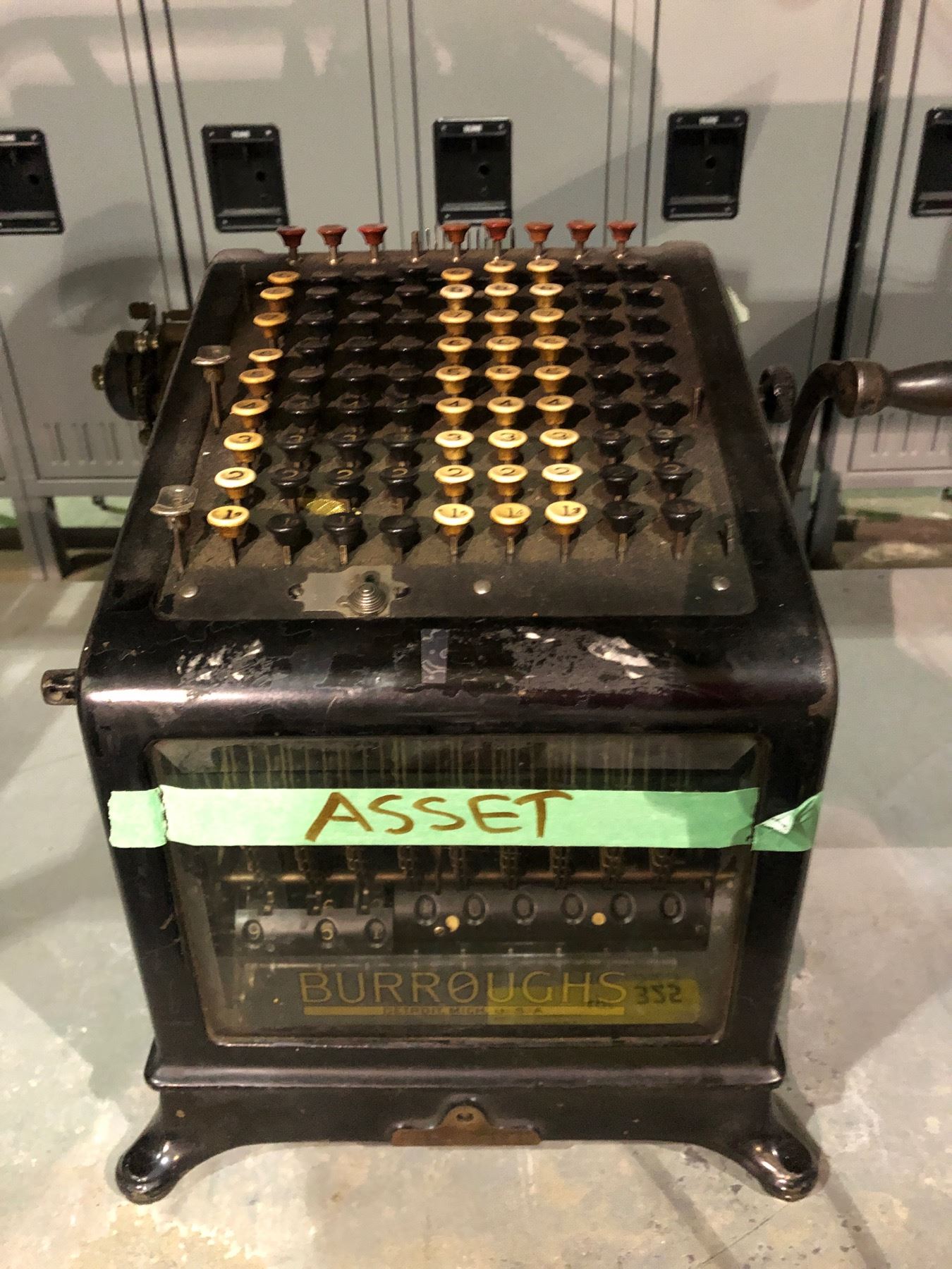 Burrougs - 1890s adding machine