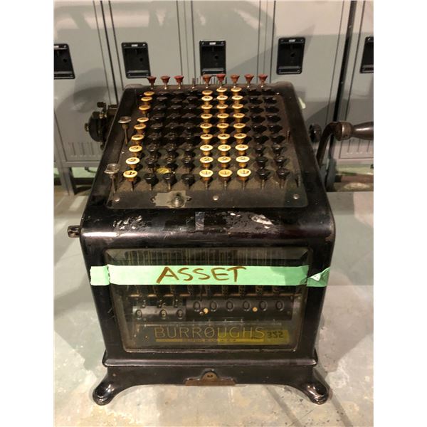 Burrougs - 1890s adding machine