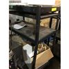 Image 2 : Mobile work station / black rolling cart w/ casters