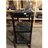 Image 3 : Mobile work station / black rolling cart w/ casters