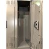 Image 2 : Uline Industrial Lockers - Double Tier, 3 Wide, Assembled (approx. 12in x 36in x 78in H)