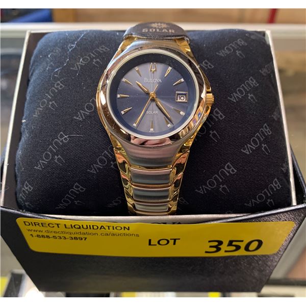 NEW Bulova solar powered mens watch