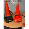 Image 2 : Group of 16 traffic cones - assorted sizes