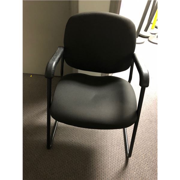 Large group of assorted Uline office chairs approx 18 pcs