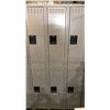 Image 1 : Uline Industrial Lockers - Double Tier, 3 Wide, Assembled (approx. 12in x 36in x 78in H)