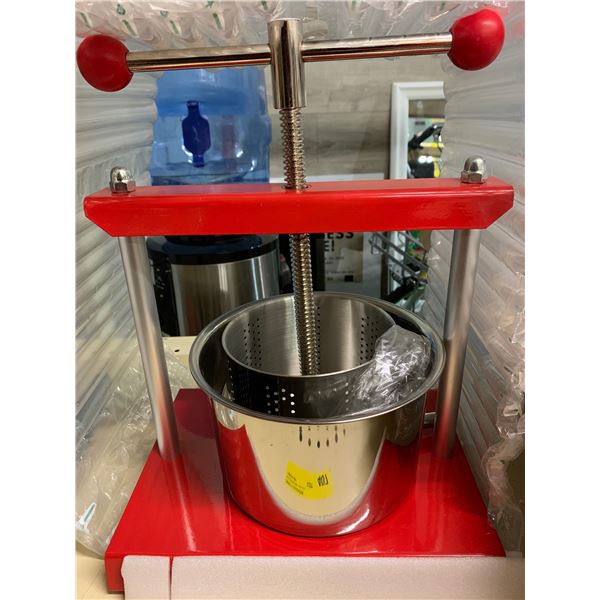 fruit press machine