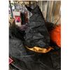 Image 10 : Large group of assorted misc. Halloween items - includes witch hats/decorative spiders/wall signs/ha