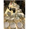 Image 1 : Large group of assorted misc. tableware - ceramic cups/dessert glass stand/glasses etc.