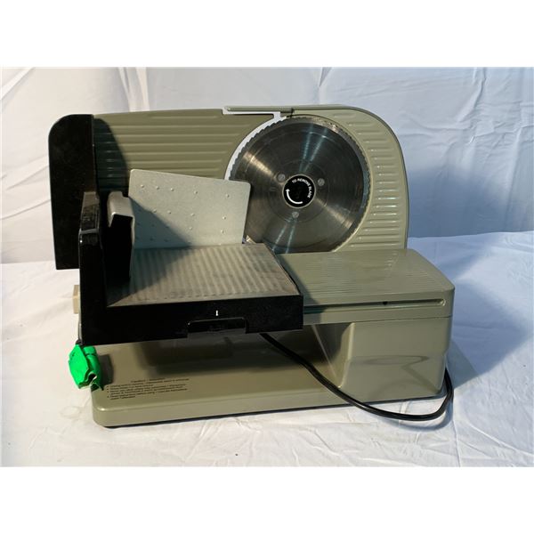 Shelf lot of misc. - includes pool waterfall LED light/Chef's Choice cutting machine/camping tents/B