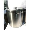 Image 1 : Group of 3 assorted sizes stainless steel kitchen containers